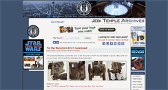 Desktop Screenshot of jeditemplearchives.com